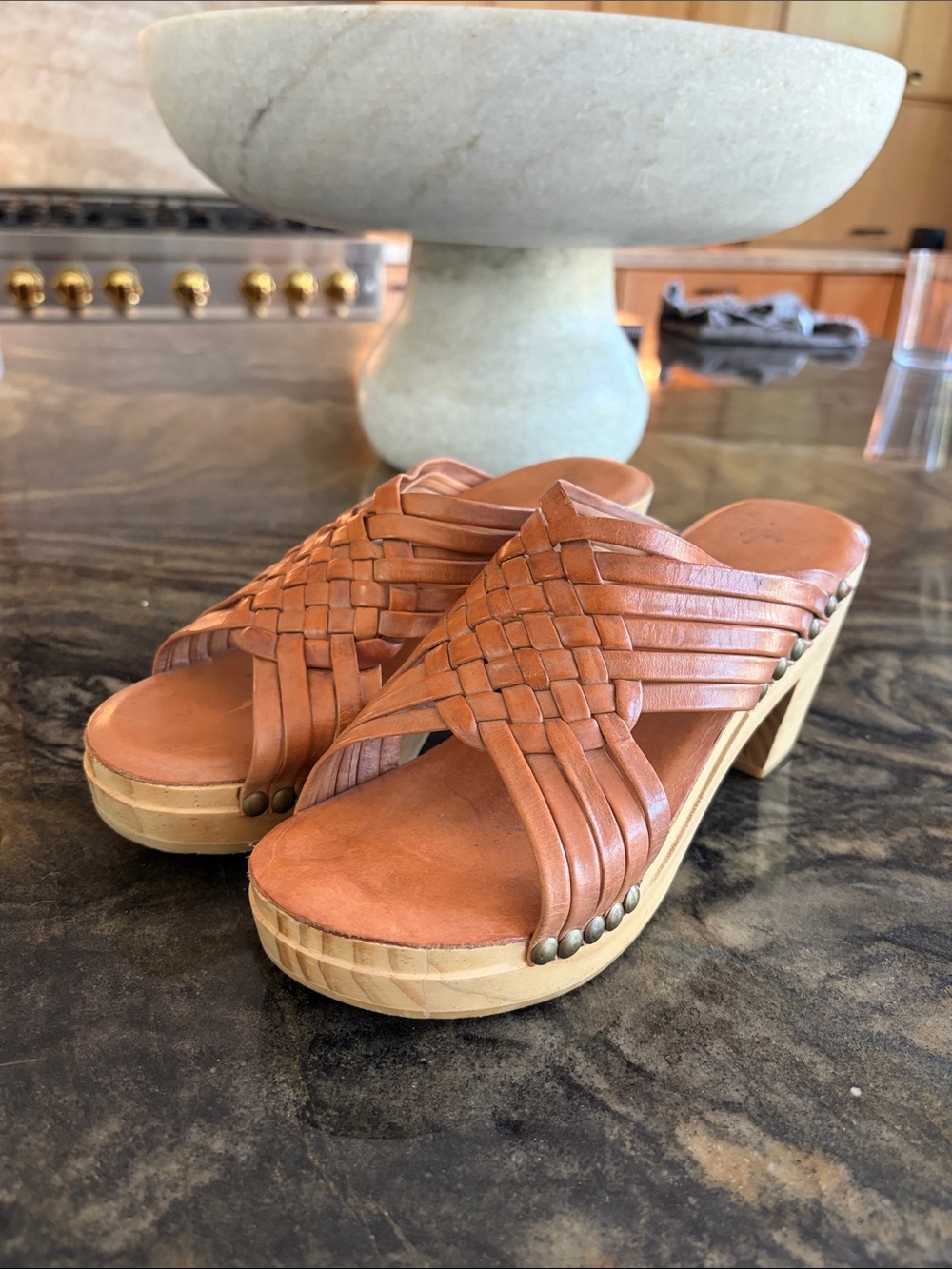 BEEK ‘Woodhen Clog’ Sandals